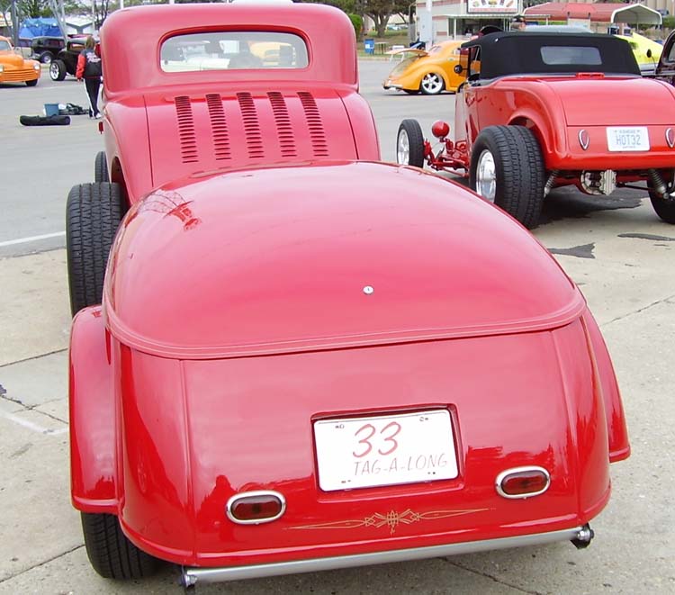 33 Ford Hiboy 5W Coupe w/Mullins Trailer