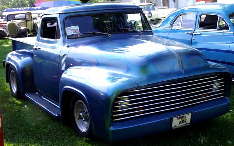 55 Ford Chopped Pickup